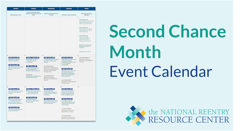 Second Chance Month calendar image
